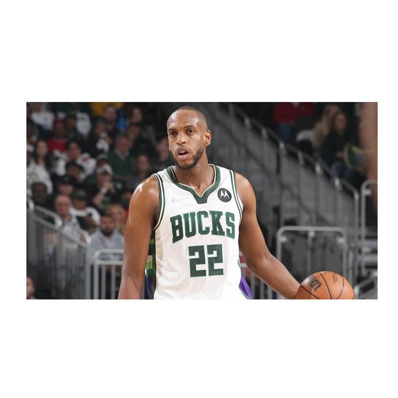 Khris Middleton lesão atualização: Bucks estrelou para o resto da primeira rodada vs touros com entorse MCL