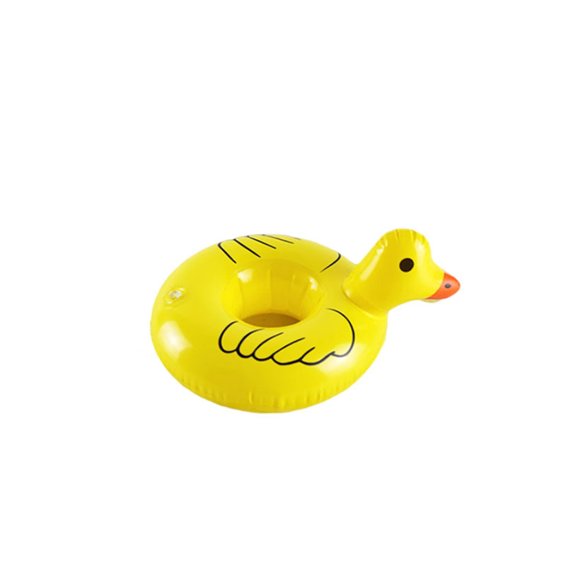 Mini -pato amarelo inflável flutua flutua de piscina inflável de piscina, piscina de porta -piscina para festa inflável flutuando